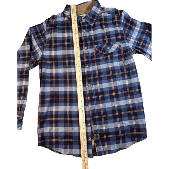 Legendary White Tails Original Buck Camp Men’s Flannel Shirt Sz Small Button Up - Picture 7 of 12